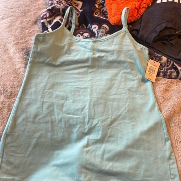 NWT Torrid Lt Blue Core Tank Sz 0 Basic Cami Layer - Picture 1 of 4